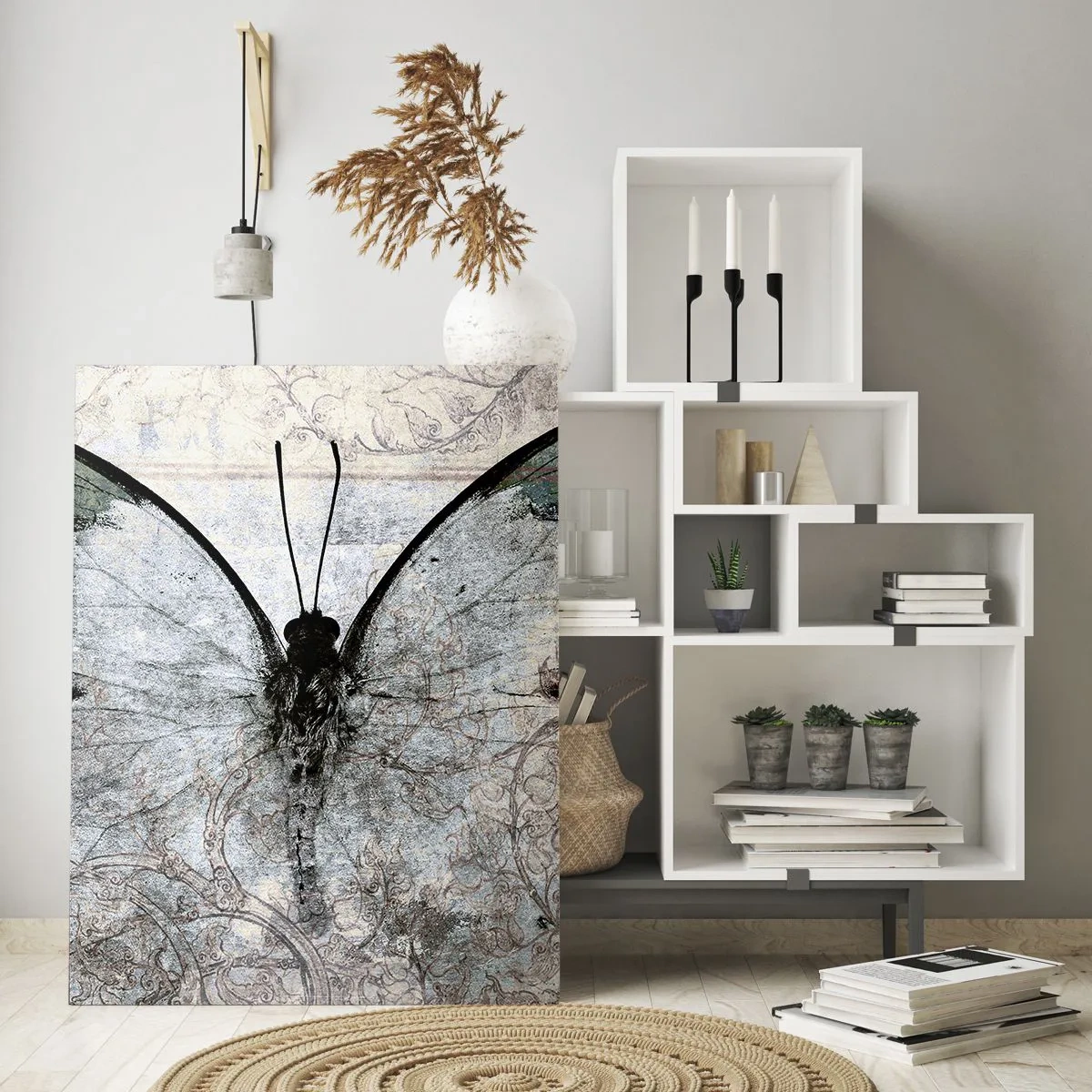 Billede på glas - I Art Nouveau stil - 80x120 cm