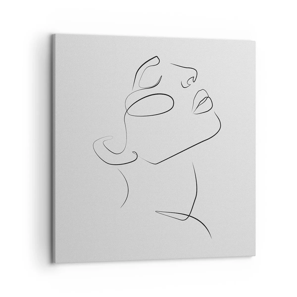 Lærredstryk - Billede på lærred - En drømmes slyngninger - 50x50 cm