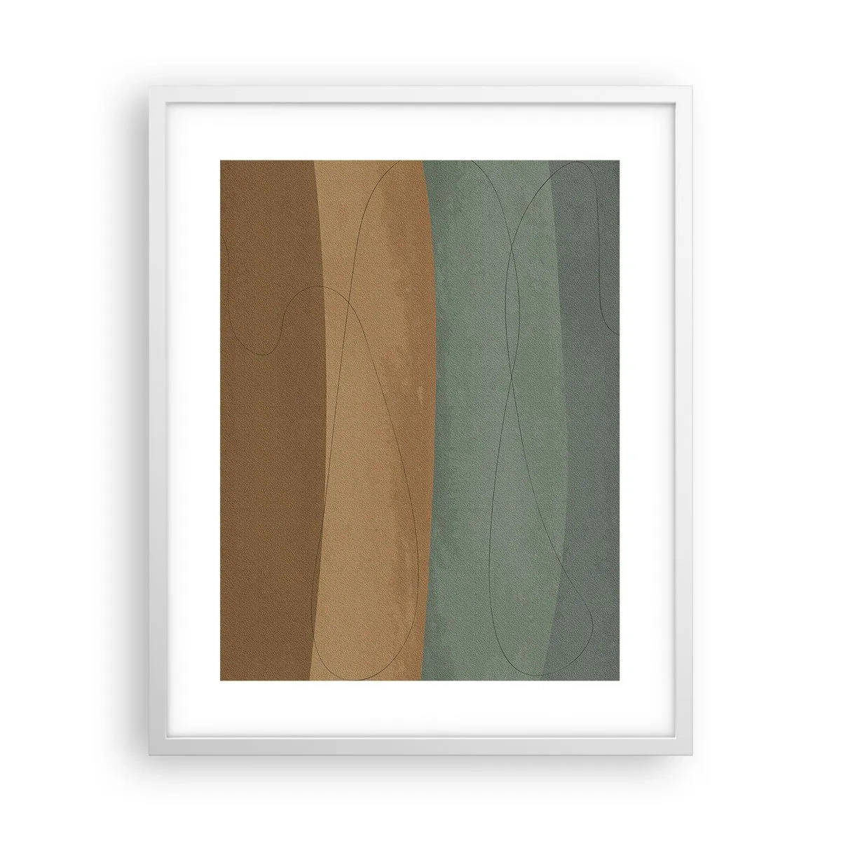 Plakat i hvid ramme - Vandret sammensætning - 40x50 cm