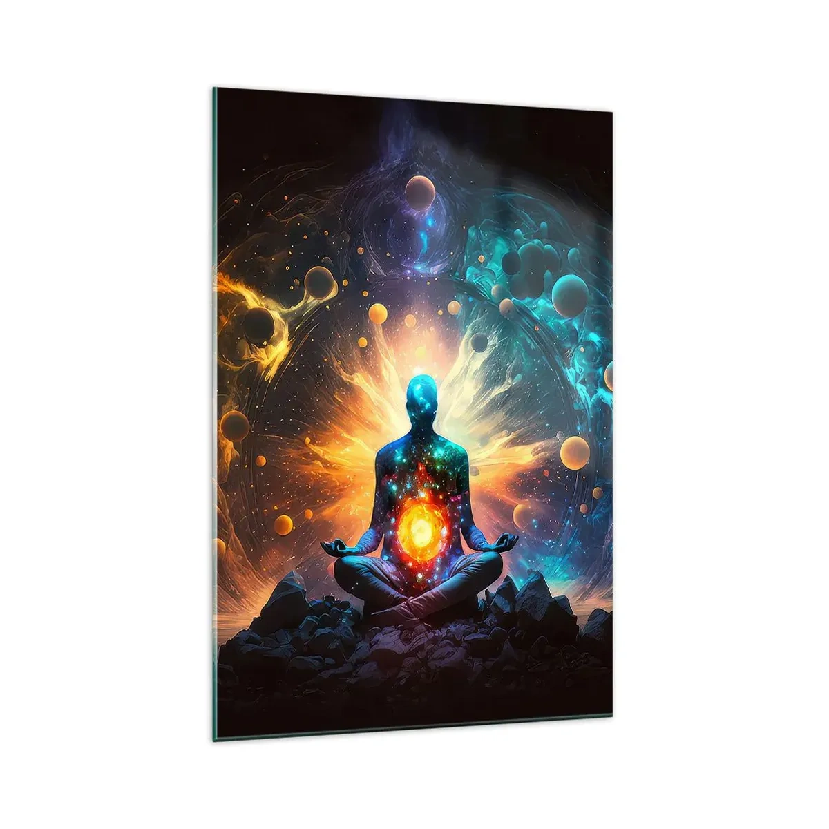 Billede på glas - Kosmisk ro - 70x100 cm