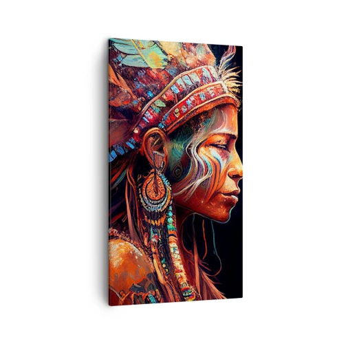 Lærredstryk - Billede på lærred - Et magisk ritual - 45x80 cm