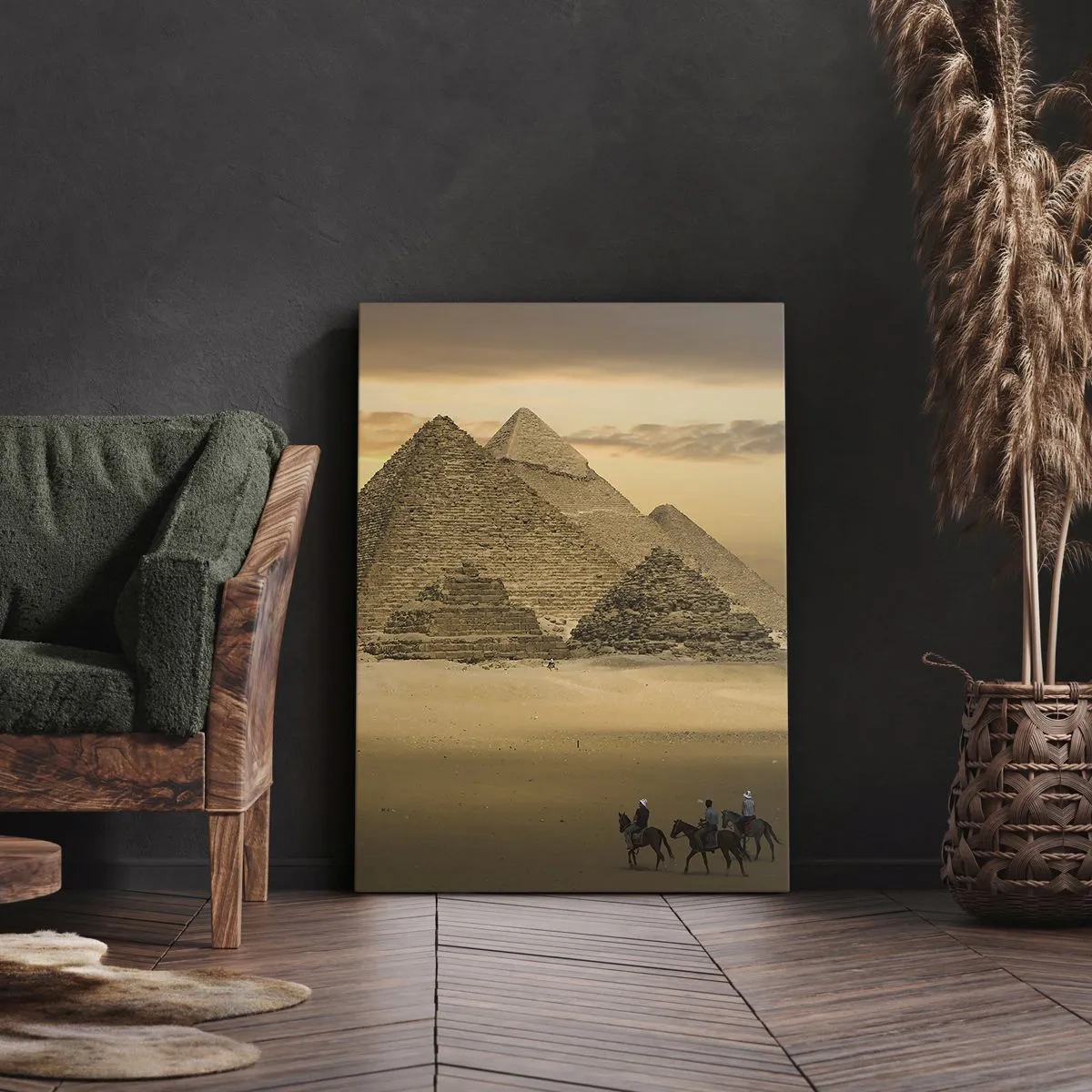 Lærredstryk - Billede på lærred - Uændret i tusindvis af år - 55x100 cm