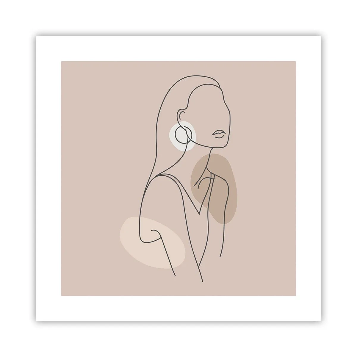 Plakat - Et ikon for pigelivet - 40x40 cm