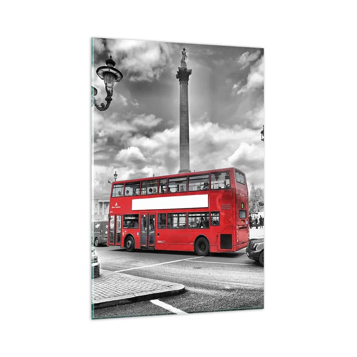 Billede på glas - Byens sande livsnerve - 80x120 cm