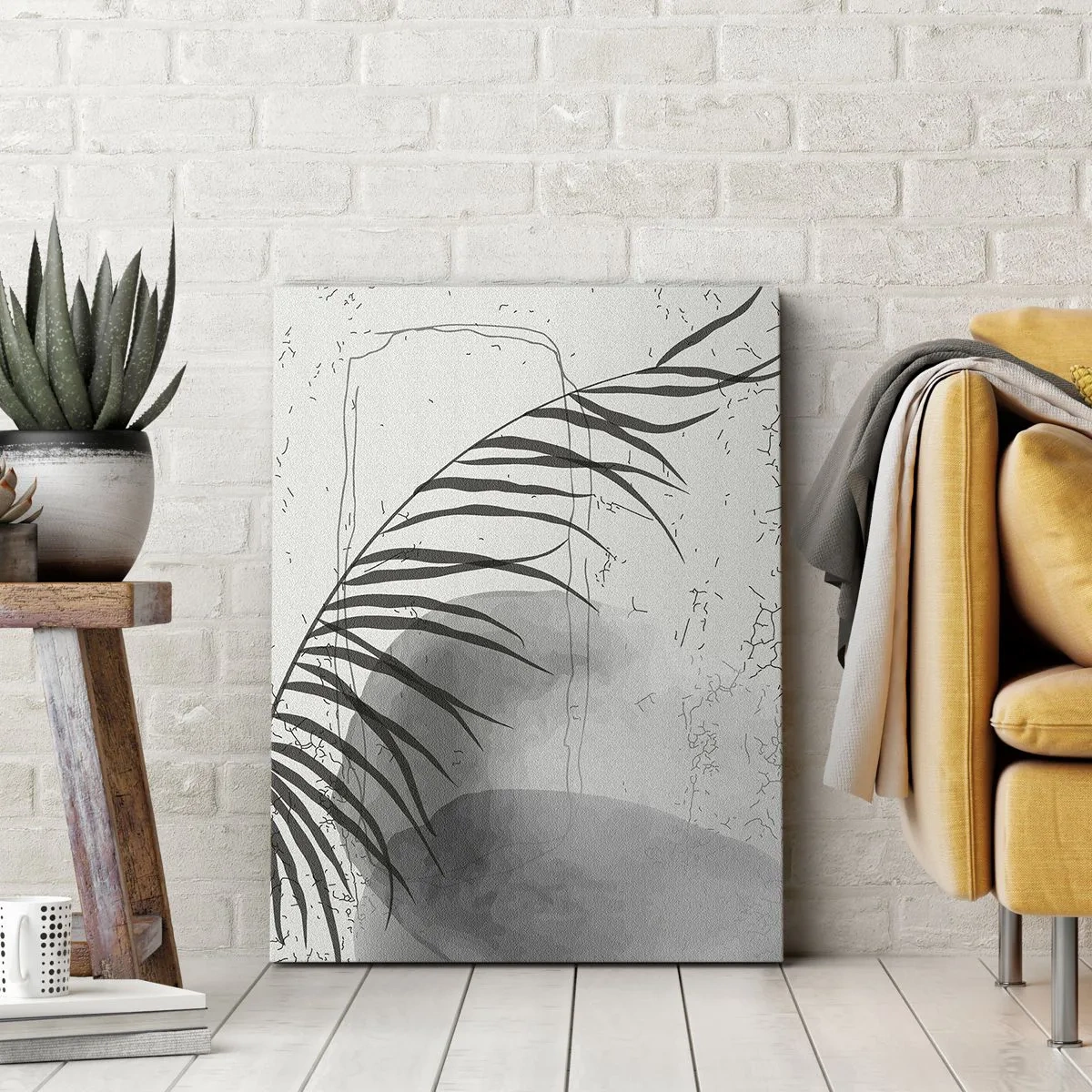 Lærredstryk - Billede på lærred - Den subtile eksotisme i naturen - 45x80 cm