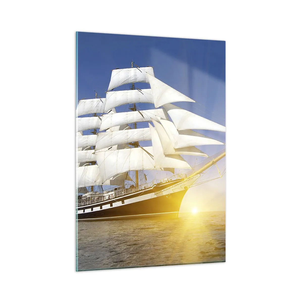 Billede på glas - Deres tid vil aldrig gå forbi - 50x70 cm