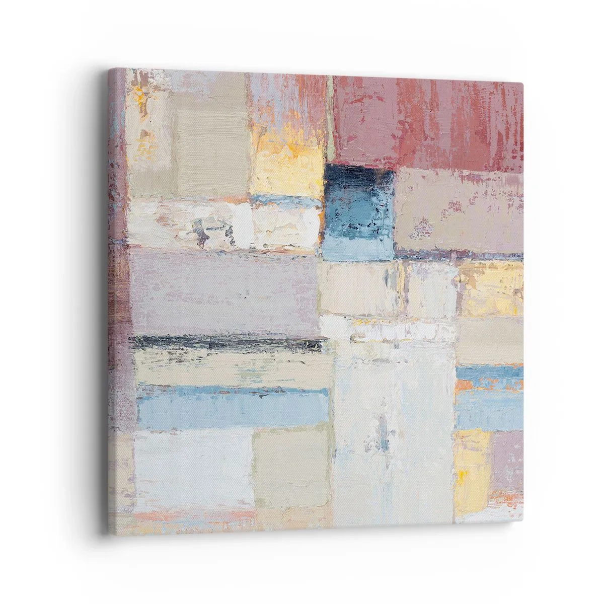 Lærredstryk - Billede på lærred - Geometriens ro - 40x40 cm