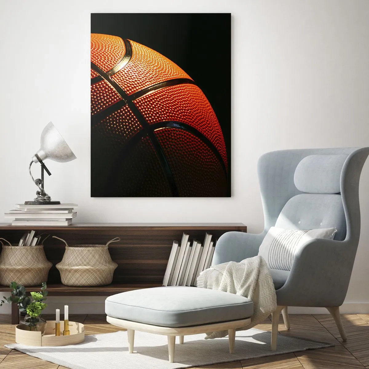 Billede på glas - Smuk som en planet - 50x70 cm
