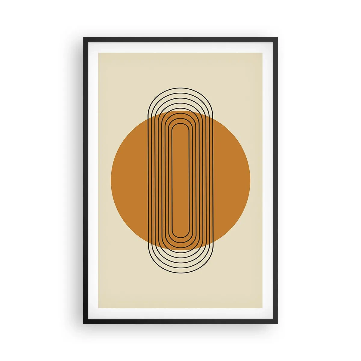 Plakat i sort ramme - Den perfekte plan - 61x91 cm