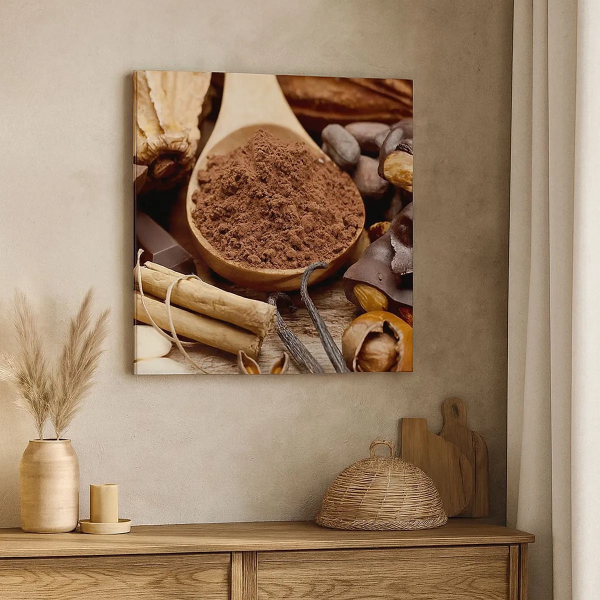 Lærredstryk - Billede på lærred - Bedst mod tristhed - 30x30 cm