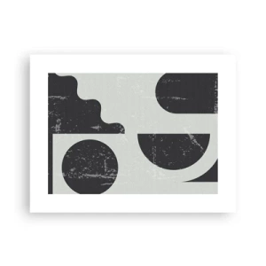 Plakat - Komposition over og under - 40x30 cm