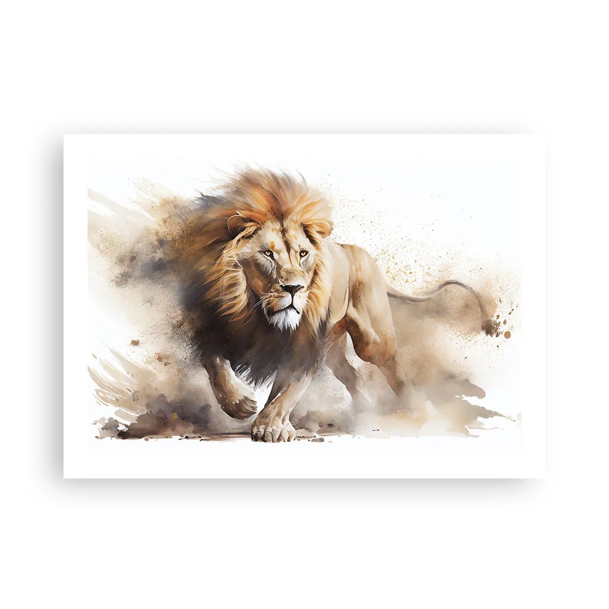 Plakat - Kongen er taget af sted - 70x50 cm