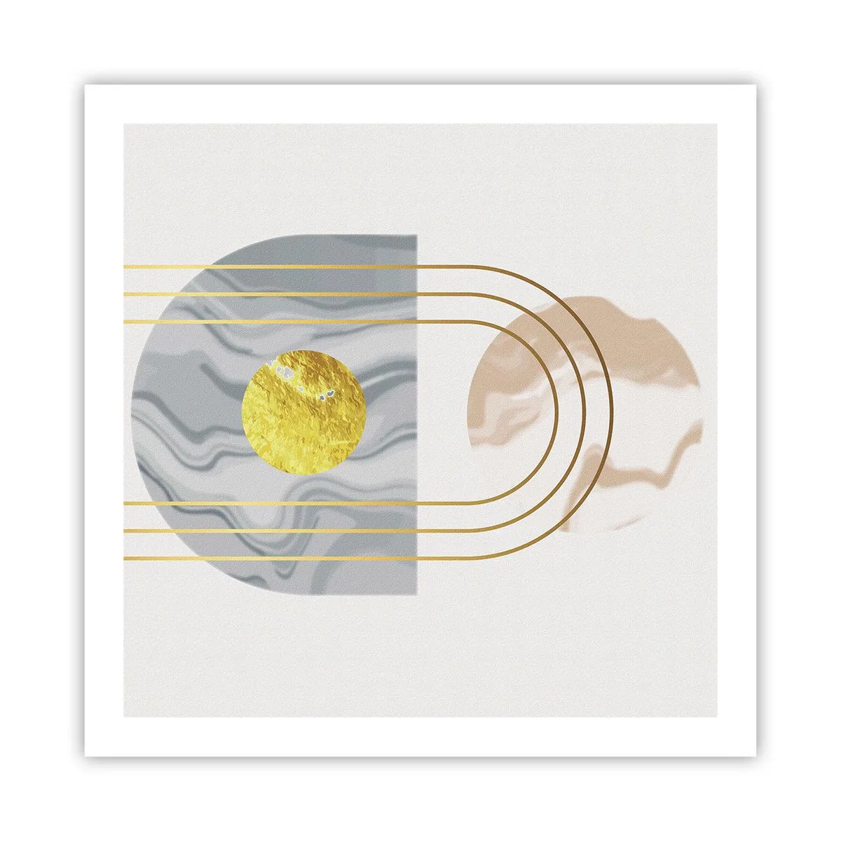 Plakat - Lysstyrke og udstråling - 60x60 cm