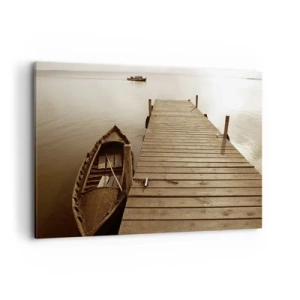 Lærredstryk - Billede på lærred - Stor fred - 120x80 cm