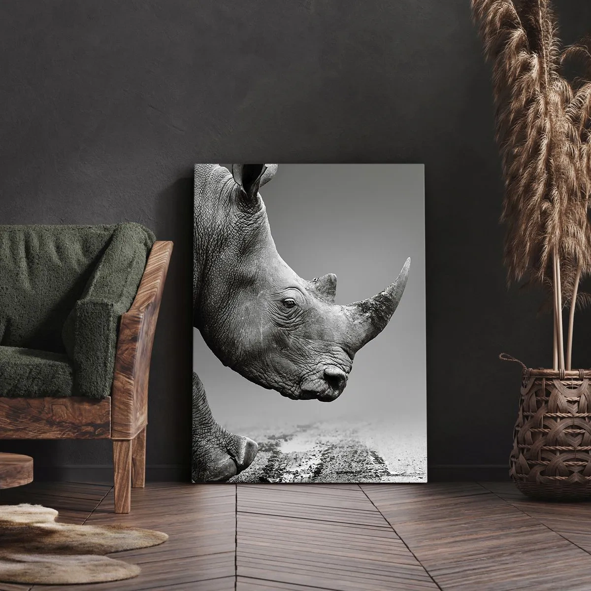 Lærredstryk - Billede på lærred - En ustoppeli - 45x80 cm