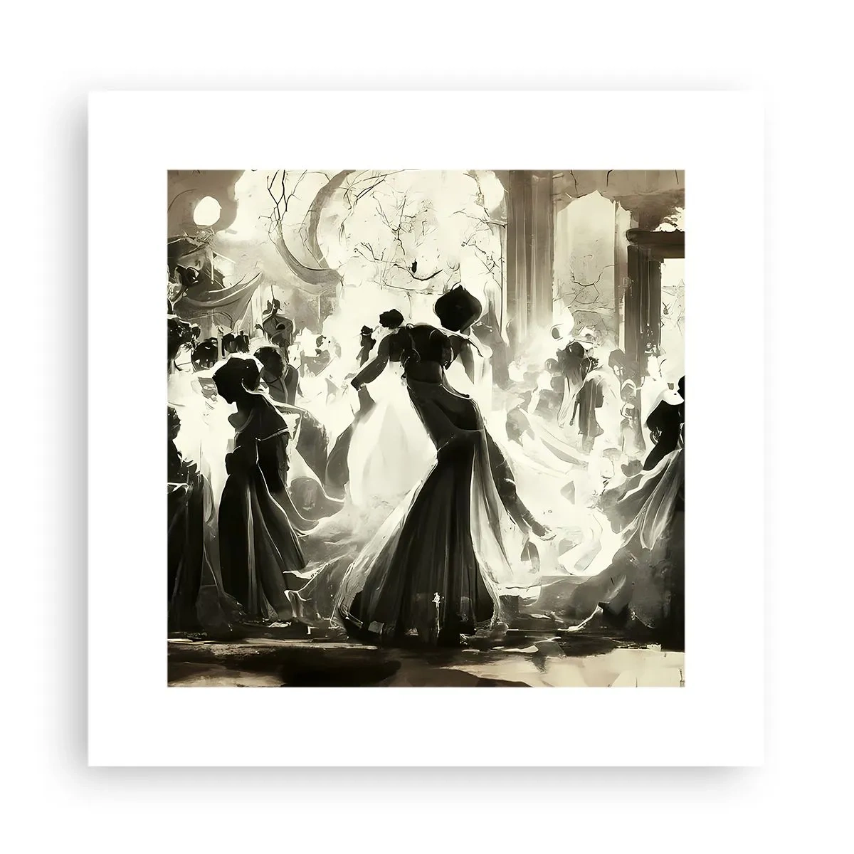 Plakat - Den store maskerade - 30x30 cm
