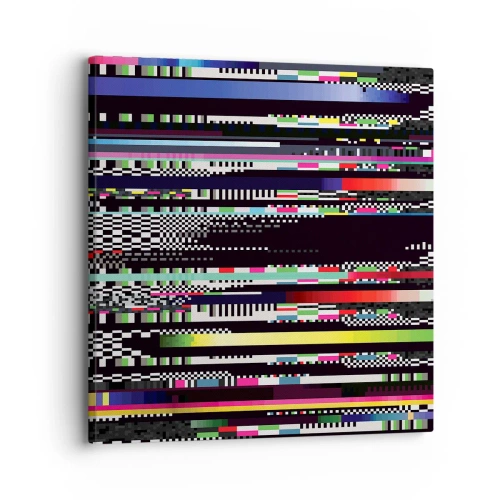Lærredstryk - Billede på lærred - Det kontrollerede billede af virkeligheden - 30x30 cm