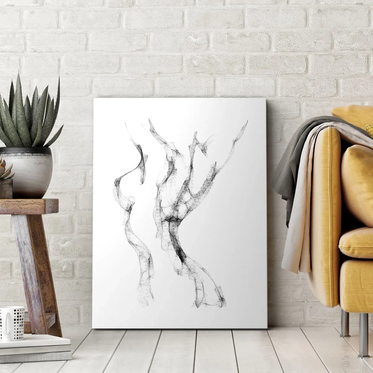 Lærredstryk - Billede på lærred - Smuk og stærk - 50x70 cm