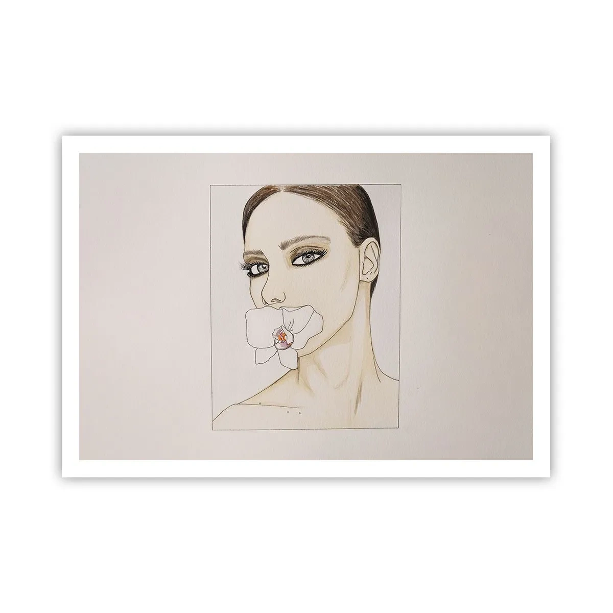 Plakat - Et symbol på elegance og skønhed - 100x70 cm