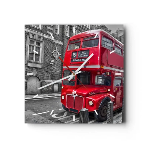 Vægur, Uret - Altid det samme - 30x30 cm