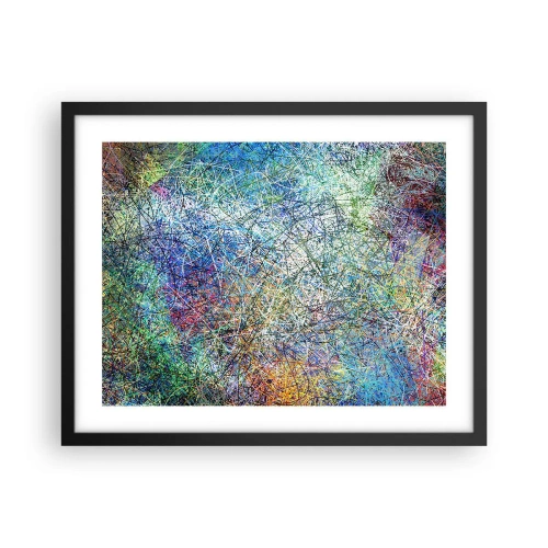 Plakat i sort ramme - Så enkelt er det ikke - 50x40 cm