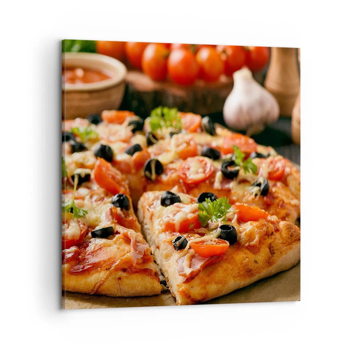 Lærredstryk - Billede på lærred - Du er sluppet af sted med det igen - 50x50 cm