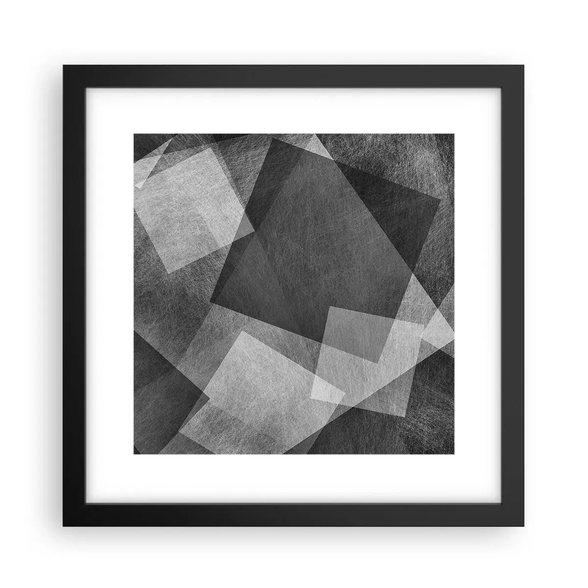 Plakat i sort ramme - Et evigt symbol på bestandighed og orden - 30x30 cm