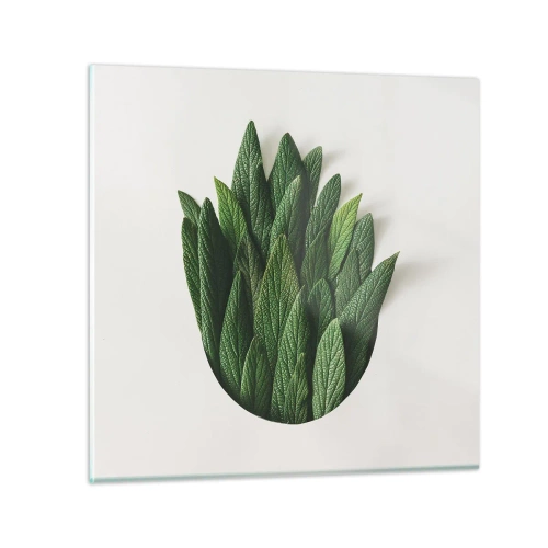 Billede på glas - Uhæmmet nysgerrighed - 50x50 cm