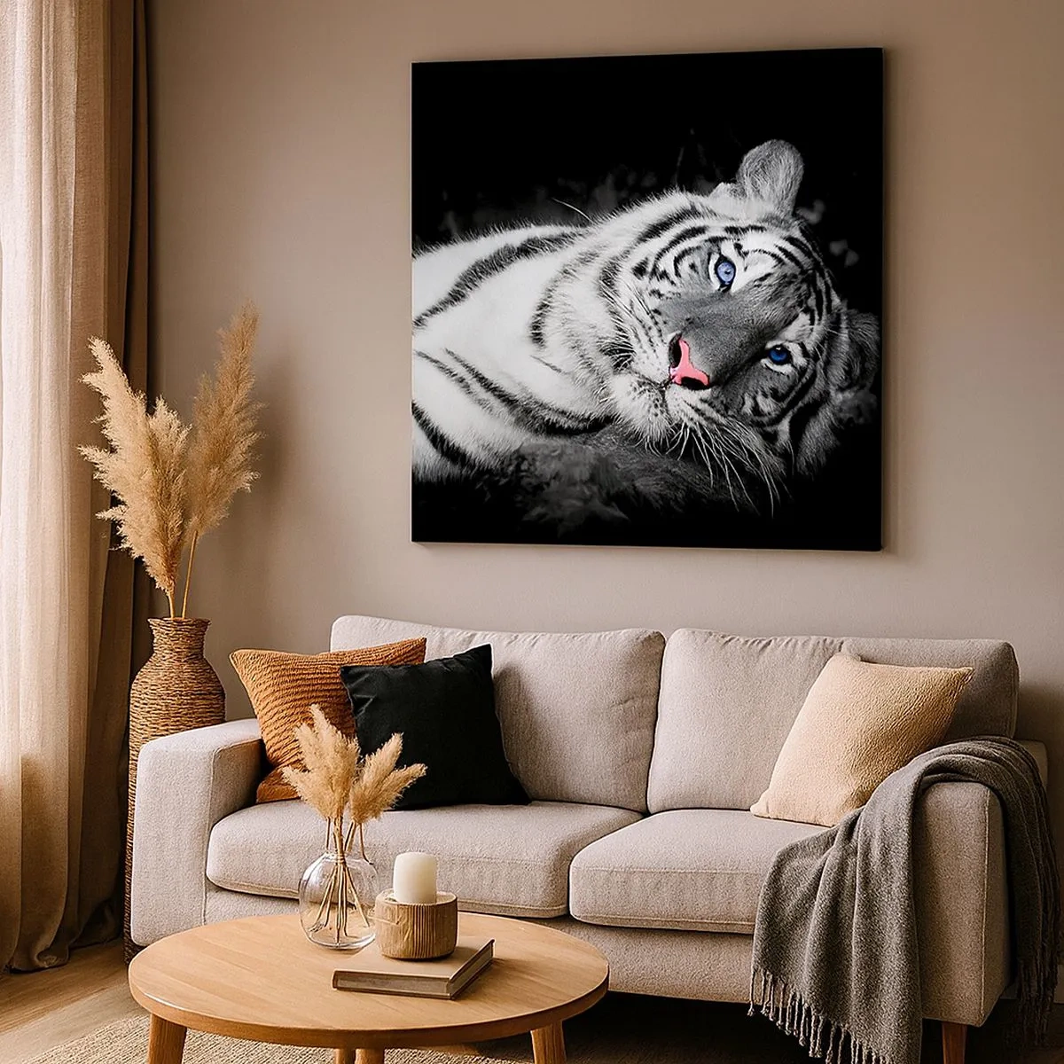 Lærredstryk - Billede på lærred - Vildskab og fred - 30x30 cm