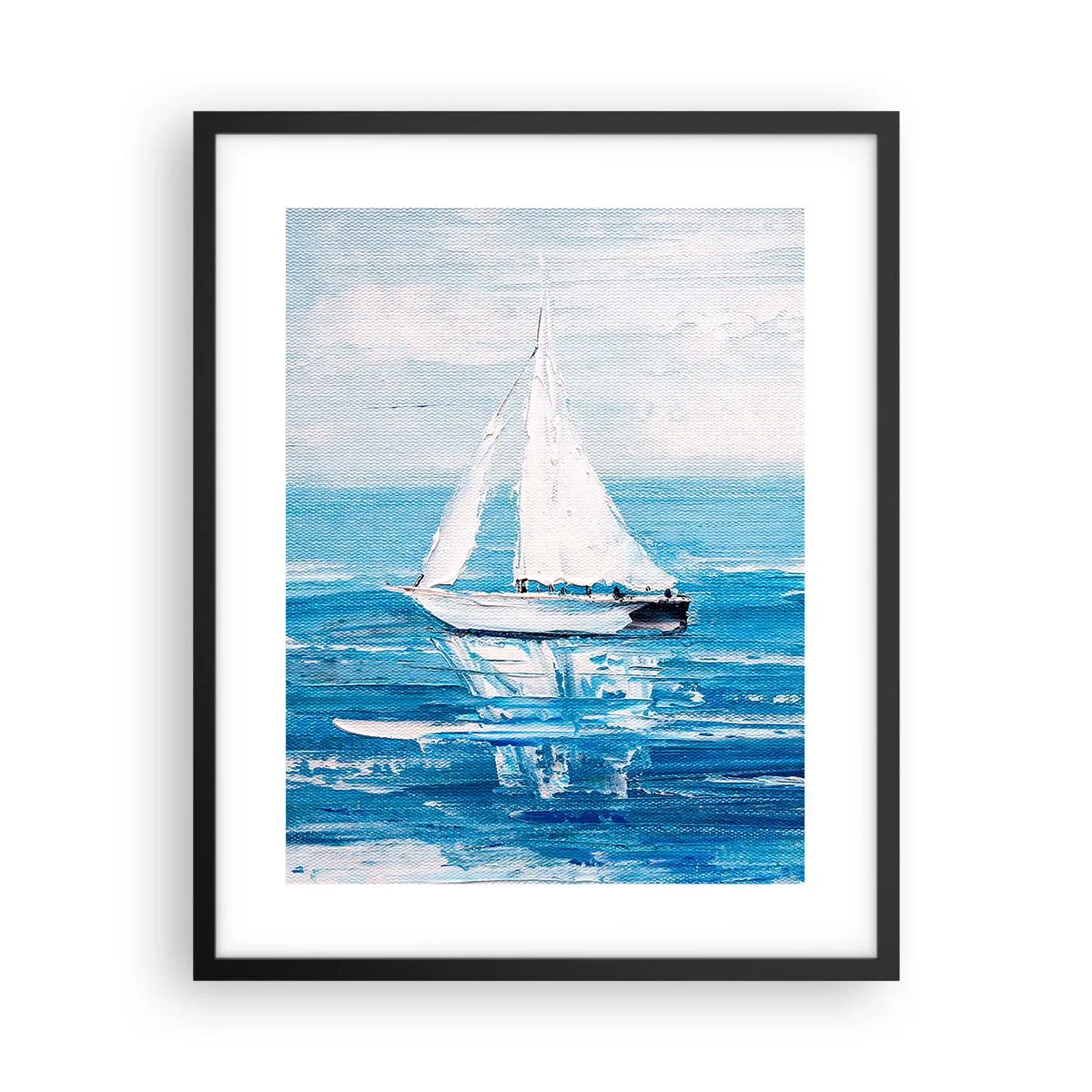 Plakat i sort ramme - Med en ven ved din side - 40x50 cm