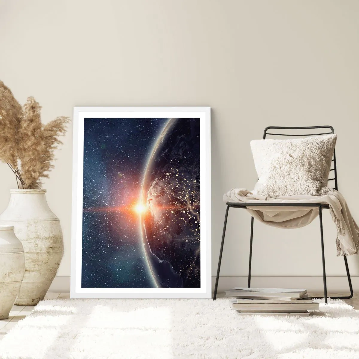 Plakat i hvid ramme - I det nye perspektiv - 61x91 cm