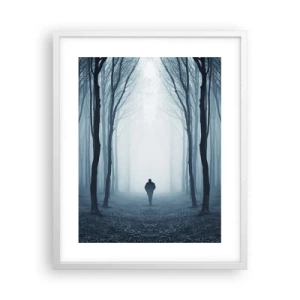 Plakat i hvid ramme - Og alt sammen ganske enkelt - 40x50 cm