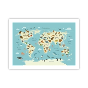 Plakat - Gode naboer - 70x50 cm