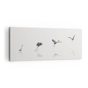 Lærredstryk - Billede på lærred - Fire enkle trin - 100x40 cm