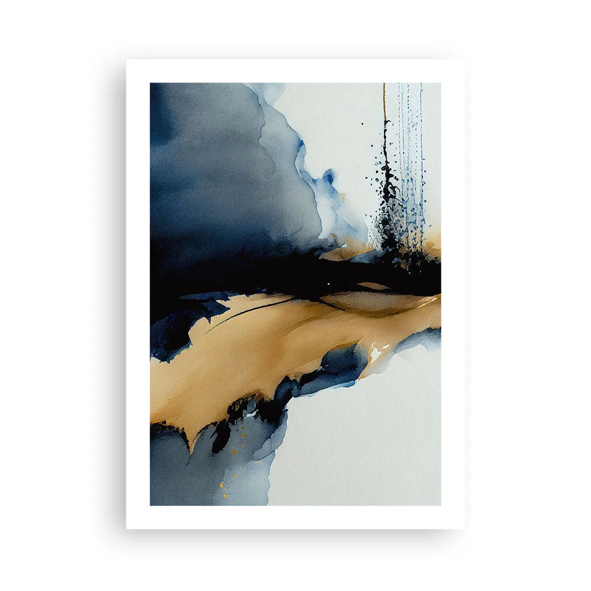 Plakat - Bag sløret - 50x70 cm
