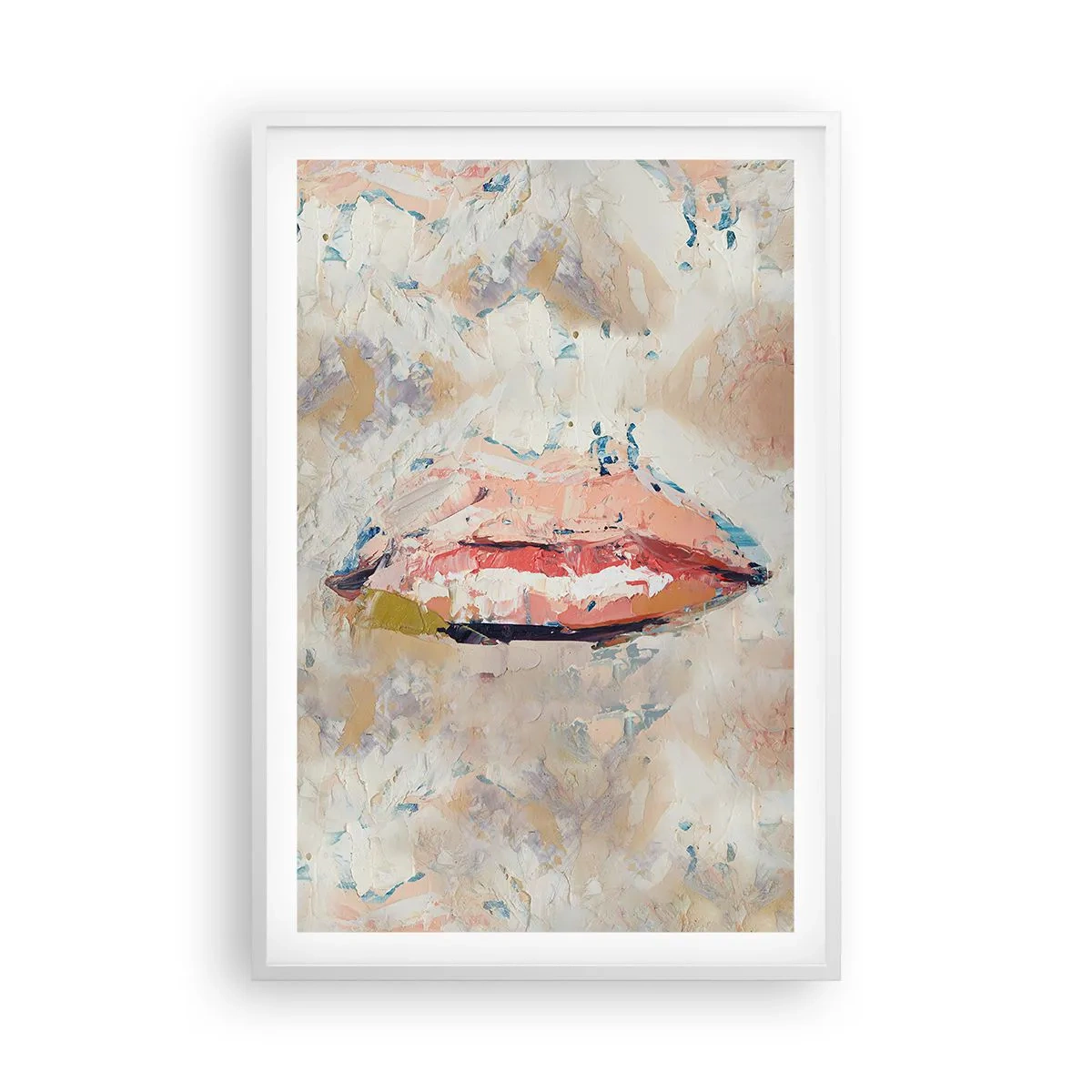 Plakat i hvid ramme - Vækker sanserne - 61x91 cm