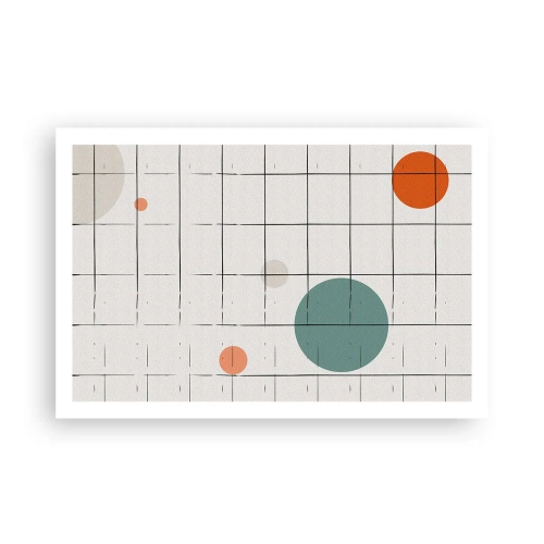 Plakat - Fanget i en fælde. Os eller dem? - 91x61 cm
