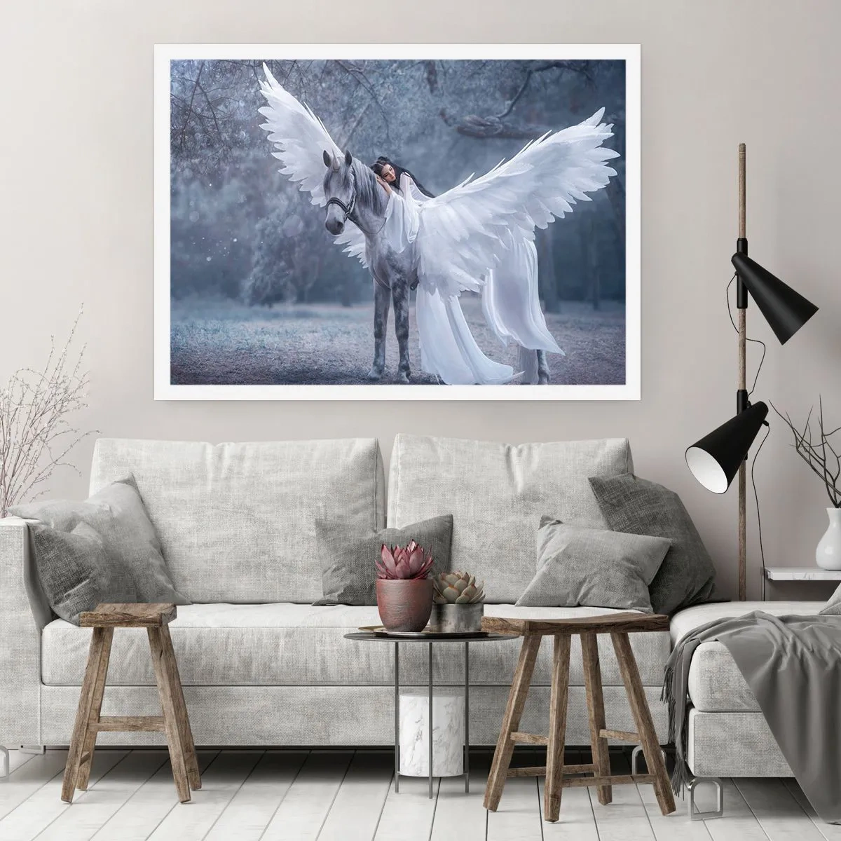 Plakat - Inspireret øjeblik - 70x50 cm