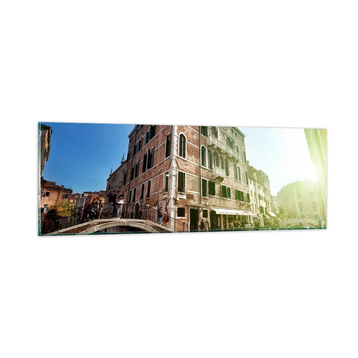 Billede på glas - Venedig - Amore Mio - 90x30 cm