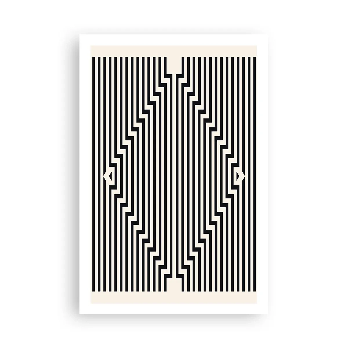 Plakat - Geometrisk illusion - 61x91 cm