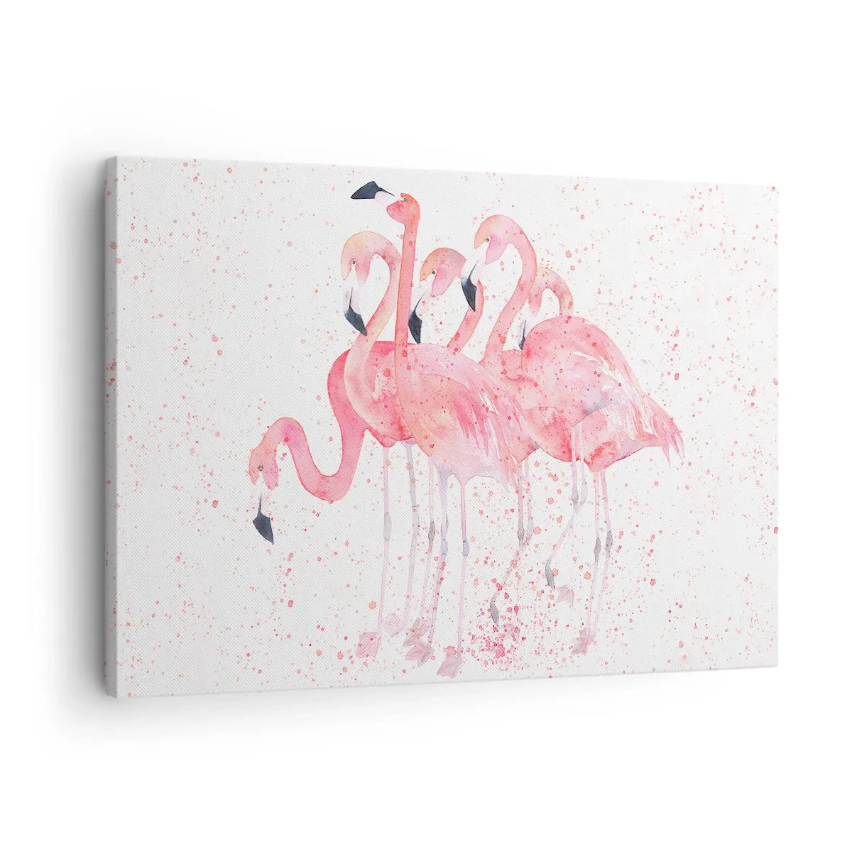 Lærredstryk - Billede på lærred - Lyserød ansambl - 70x50 cm