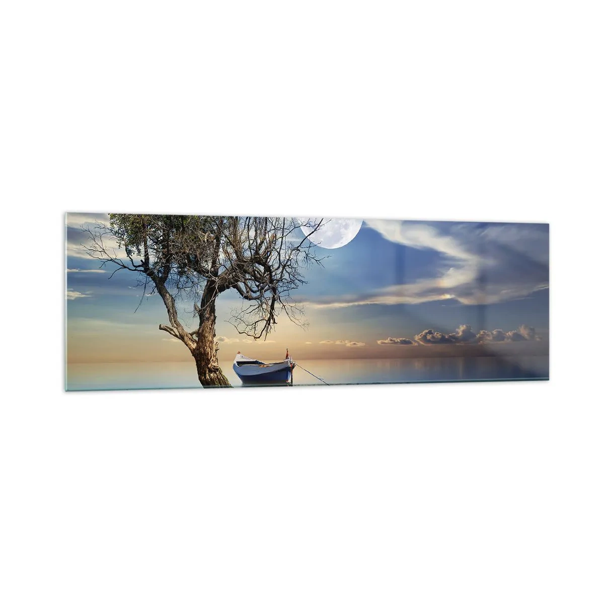 Billede på glas - Er dette enden eller begyndelsen? - 160x50 cm