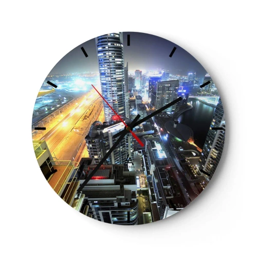 Vægur, Uret - Et mirakel i ørkenen - 40x40 cm