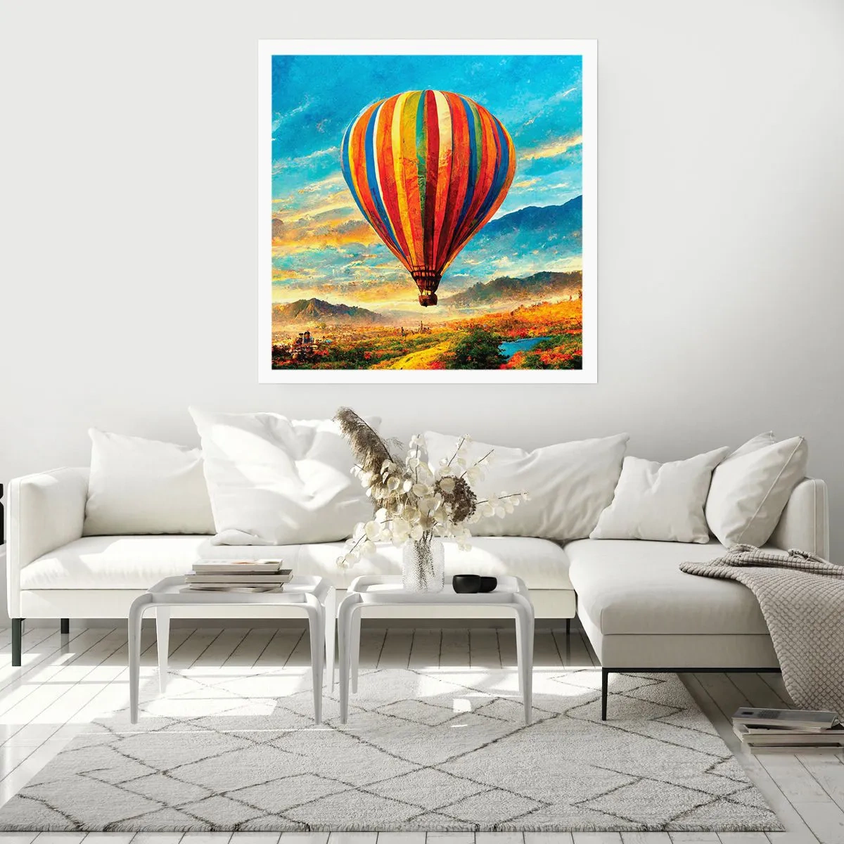 Plakat - I stilhed kan du se mere - 30x30 cm