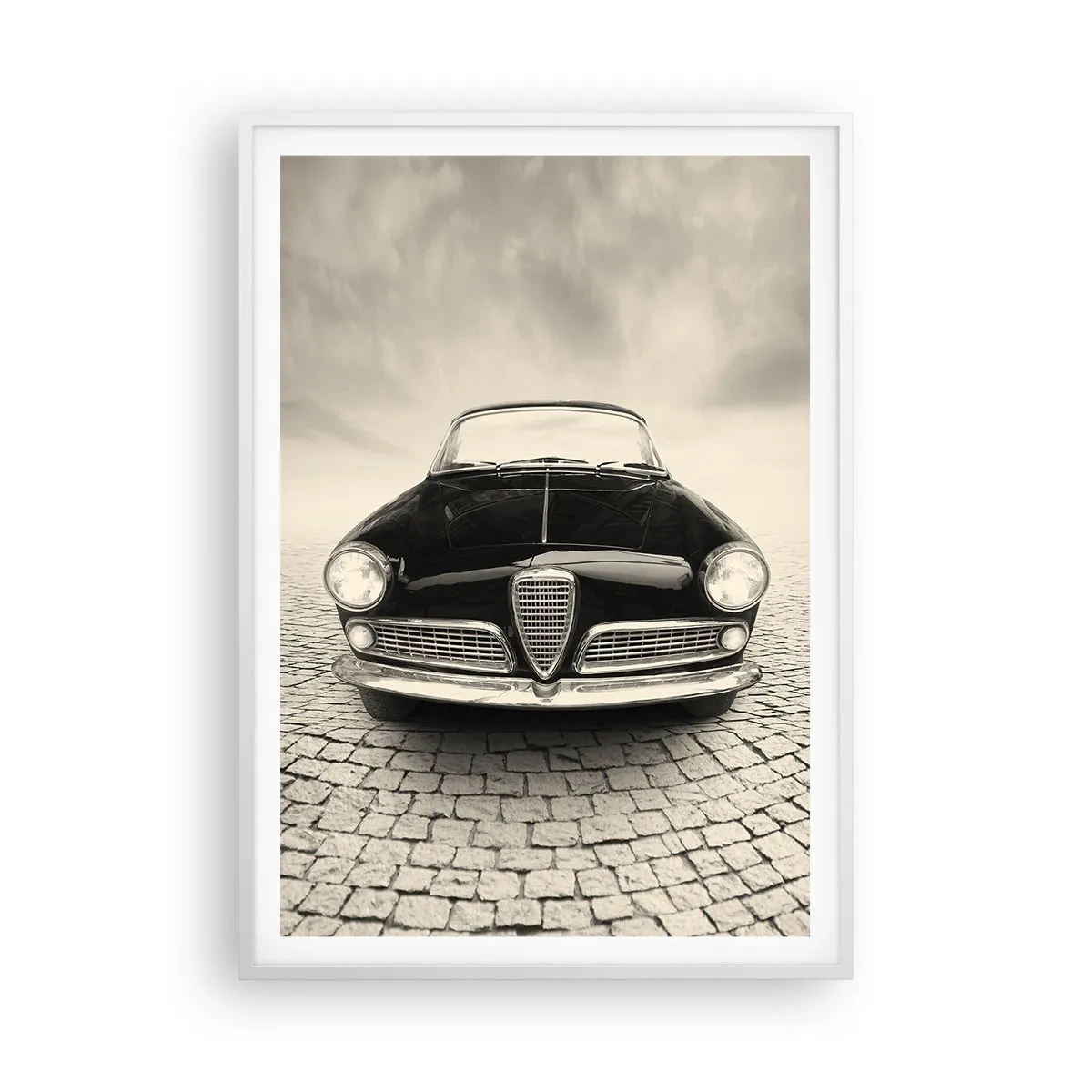 Plakat i hvid ramme - Og hvordan kan man ikke elske mig? - 70x100 cm