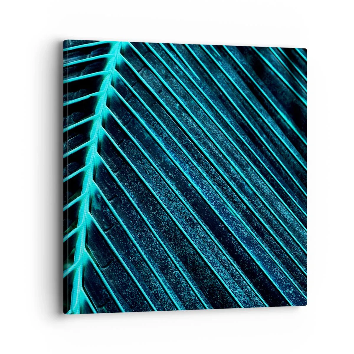 Lærredstryk - Billede på lærred - Tekstur af grønt - 40x40 cm