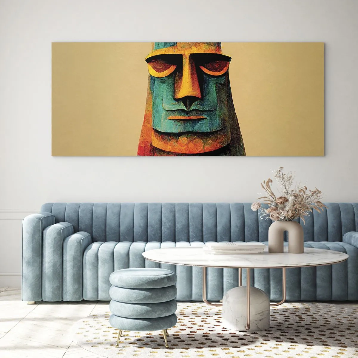 Billede på glas - Statuarisk, men alligevel sympatisk - 120x50 cm