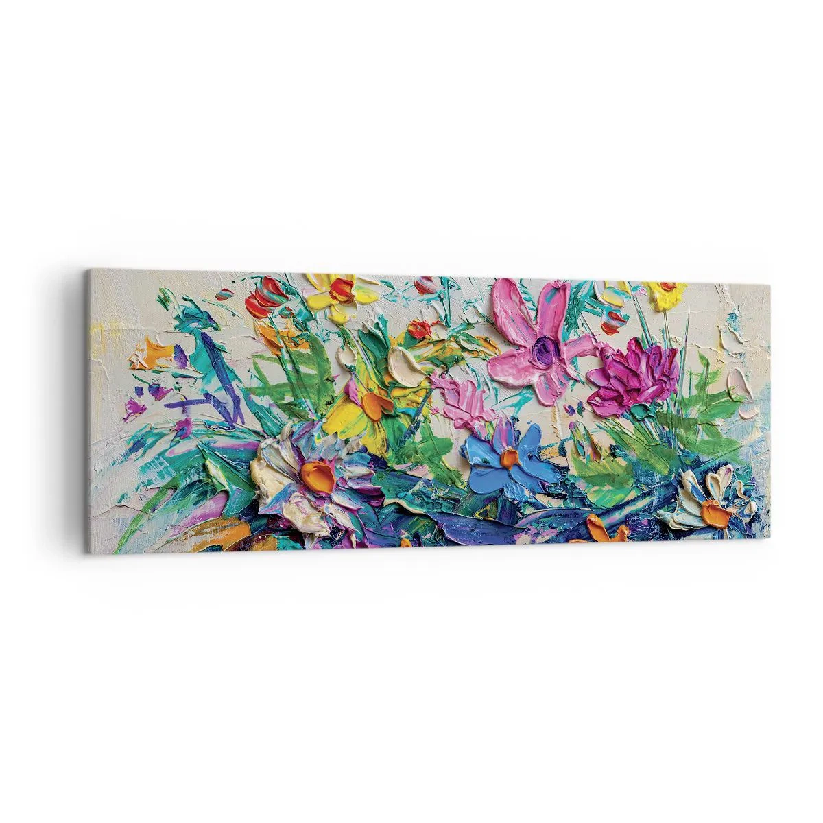Lærredstryk - Billede på lærred - Overhovedet ikke et stilleben - 140x50 cm