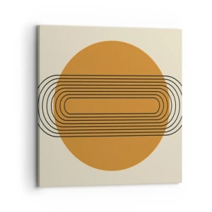 Lærredstryk - Billede på lærred - Den perfekte plan - 70x70 cm