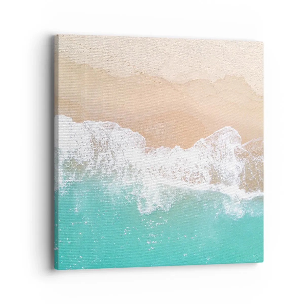 Lærredstryk - Billede på lærred - Kærlig berøring - 40x40 cm